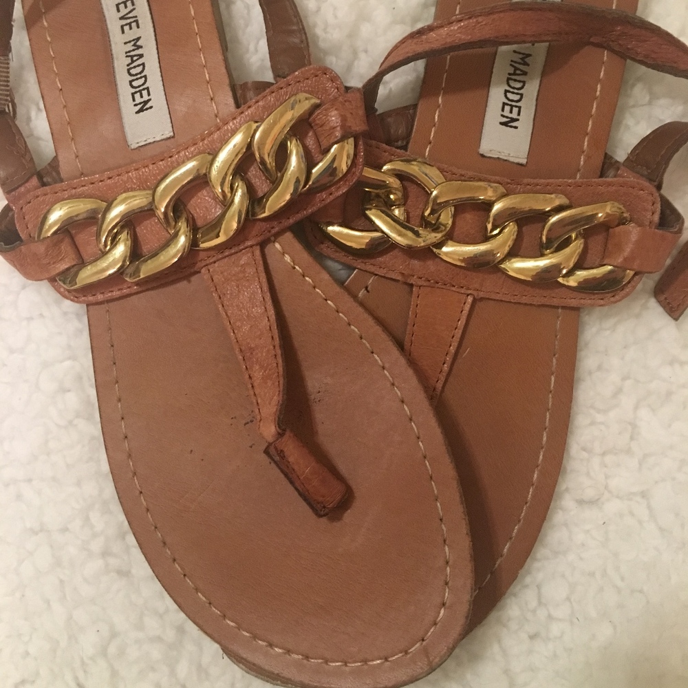 Steve Madden Tan Sandals